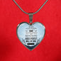 Good And Perfect Will Of God Scripture Romans Heart Pendant Necklace - Express Your Love Gifts