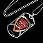 Good Fight Of Faith Bible Verse Gift Necklace Stainless Steel or 18k Gold Dog Tag 24" Chain-Express Your Love Gifts