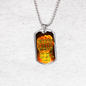 Good Fight Of Faith Christian Faith Necklace Stainless Steel or 18k Gold Dog Tag 24" Chain-Express Your Love Gifts