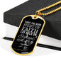 Good Fight Of Faith Timothy Necklace Stainless Steel or 18k Gold Dog Tag 24" Chain-Express Your Love Gifts