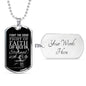 Good Fight Of Faith Timothy Necklace Stainless Steel or 18k Gold Dog Tag 24" Chain-Express Your Love Gifts