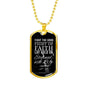 Good Fight Of Faith Timothy Necklace Stainless Steel or 18k Gold Dog Tag 24" Chain-Express Your Love Gifts