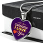 Grandma Gift Necklacee Stainless Steel or 18k Gold Heart Pendant 18-22"-Express Your Love Gifts