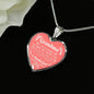 Grandma I Am So Blessed Necklace Stainless Steel or 18k Gold Heart Pendant 18-22" - Express Your Love Gifts