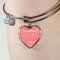 Grandma I Am So Blessed Stainless Steel or 18k Gold Heart Bangle Bracelet - Express Your Love Gifts