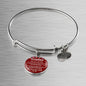 Grandma I Love You Because Stainless Steel or 18k Gold Circle Bangle Bracelet - Express Your Love Gifts