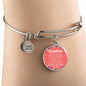 Grandma I Love You Stainless Steel or 18k Gold Circle Bangle Bracelet - Express Your Love Gifts
