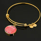 Grandma I Love You Stainless Steel or 18k Gold Circle Bangle Bracelet - Express Your Love Gifts