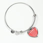 Grandma I Love You Stainless Steel or 18k Gold Heart Bangle Bracelet - Express Your Love Gifts