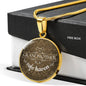 Grandmother Gift Circle Necklace Stainless Steel or 18k Gold 18-22" - Express Your Love Gifts