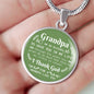 Grandpa I Am So Blessed To Have You Necklace Stainless Steel or 18k Gold Heart Pendant 18-22" - Express Your Love Gifts