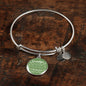 Grandpa I Am So Blessed To Have You Stainless Steel or 18k Gold Circle Bangle Bracelet - Express Your Love Gifts