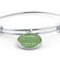 Grandpa I Am So Blessed To Have You Stainless Steel or 18k Gold Circle Bangle Bracelet - Express Your Love Gifts