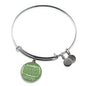 Grandpa I Am So Blessed To Have You Stainless Steel or 18k Gold Circle Bangle Bracelet - Express Your Love Gifts