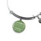 Grandpa I Am So Blessed To Have You Stainless Steel or 18k Gold Circle Bangle Bracelet - Express Your Love Gifts