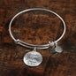 Grateful Thankful Blessed Circle Bangle Stainless Steel or 18k Gold 79 - Express Your Love Gifts