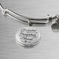 Grateful Thankful Blessed Circle Bangle Stainless Steel or 18k Gold 79 - Express Your Love Gifts