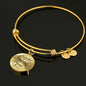 Grateful Thankful Blessed Circle Bangle Stainless Steel or 18k Gold 79 - Express Your Love Gifts