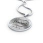 Grateful Thankful Blessed Circle Necklace Stainless Steel or 18k Gold 18-22" - Express Your Love Gifts