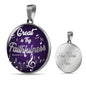 Bible Verse Gift Circle Necklace Stainless Steel or 18k Gold 18-22" - Express Your Love Gifts