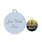 Great Thing Don'T Wait Stainless Steel or 18k Gold Circle Bangle Bracelet - Express Your Love Gifts