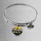 Great Thing Don'T Wait Stainless Steel or 18k Gold Circle Bangle Bracelet - Express Your Love Gifts