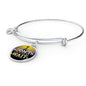 Great Thing Don'T Wait Stainless Steel or 18k Gold Circle Bangle Bracelet - Express Your Love Gifts