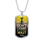 Great Things Necklace Stainless Steel or 18k Gold Dog Tag 24" Chain-Express Your Love Gifts