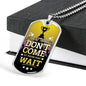 Great Things Necklace Stainless Steel or 18k Gold Dog Tag 24" Chain-Express Your Love Gifts