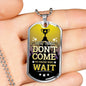 Great Things Necklace Stainless Steel or 18k Gold Dog Tag 24" Chain-Express Your Love Gifts