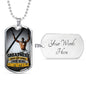 Greatness Necklace Stainless Steel or 18k Gold Dog Tag 24" Chain-Express Your Love Gifts