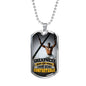 Greatness Necklace Stainless Steel or 18k Gold Dog Tag 24" Chain-Express Your Love Gifts