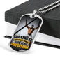 Greatness Necklace Stainless Steel or 18k Gold Dog Tag 24" Chain-Express Your Love Gifts