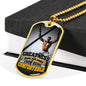 Greatness Necklace Stainless Steel or 18k Gold Dog Tag 24" Chain-Express Your Love Gifts