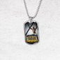 Greatness Necklace Stainless Steel or 18k Gold Dog Tag 24" Chain-Express Your Love Gifts