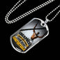 Greatness Necklace Stainless Steel or 18k Gold Dog Tag 24" Chain-Express Your Love Gifts