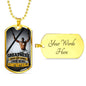 Greatness Necklace Stainless Steel or 18k Gold Dog Tag 24" Chain-Express Your Love Gifts