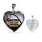 Greatness Necklace Stainless Steel or 18k Gold Heart Pendant 18-22"-Express Your Love Gifts