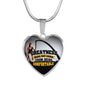 Greatness Necklace Stainless Steel or 18k Gold Heart Pendant 18-22"-Express Your Love Gifts