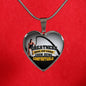 Greatness Necklace Stainless Steel or 18k Gold Heart Pendant 18-22"-Express Your Love Gifts