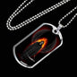 Grim Reaper Angel Of Death Dog Tag Stainless Steel or 18k Gold 24" Chain - Express Your Love Gifts