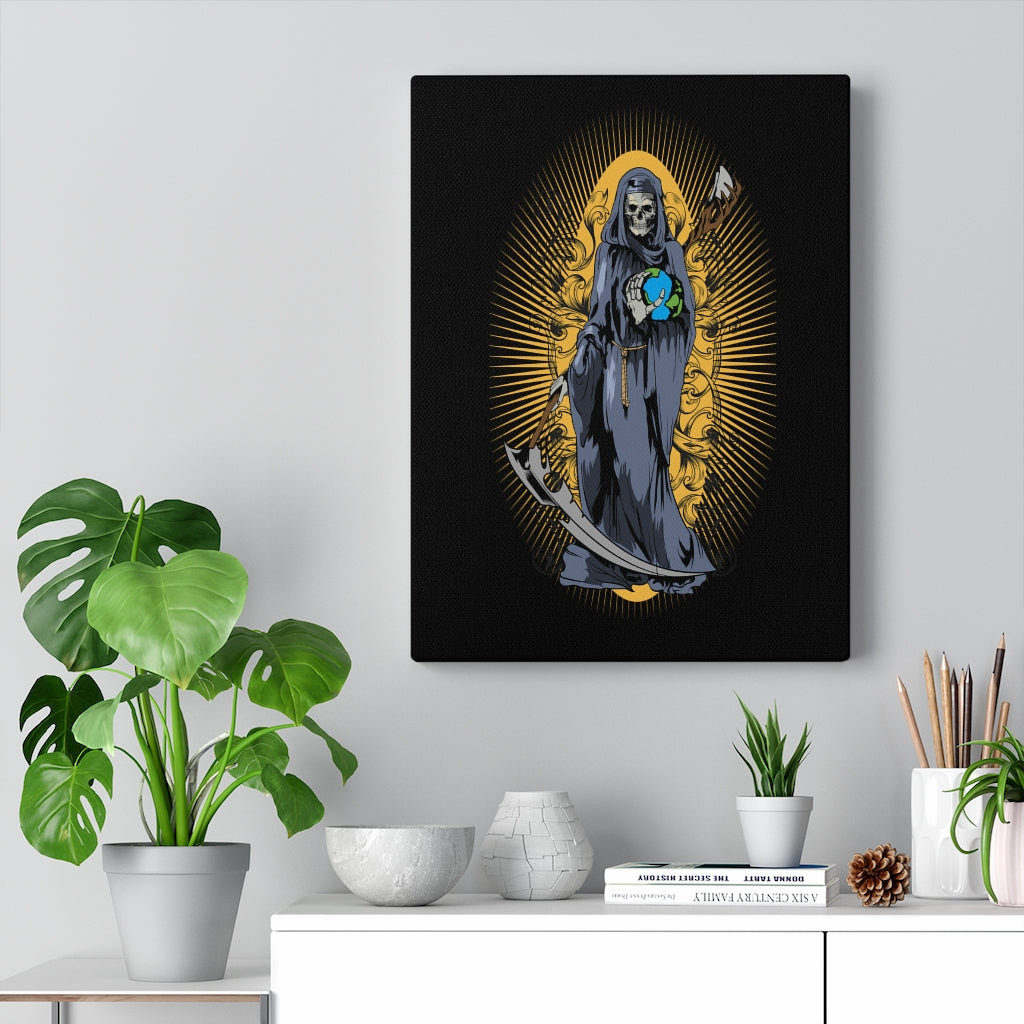 Grim Reaper Rosary Inspirational Wall Decor for Home Office Gym Inspiring Success Quote Print Ready to Hang Wall Art - Express Your Love Gifts