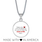 Guard Your Heart Proverbs 4:23 Circle Necklace Stainless Steel or 18k Gold 18-22"-Express Your Love Gifts