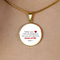 Guard Your Heart Proverbs 4:23 Circle Necklace Stainless Steel or 18k Gold 18-22"-Express Your Love Gifts