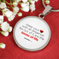 Guard Your Heart Proverbs 4:23 Circle Necklace Stainless Steel or 18k Gold 18-22"-Express Your Love Gifts