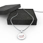 Guard Your Heart Proverbs 4:23 Circle Necklace Stainless Steel or 18k Gold 18-22"-Express Your Love Gifts