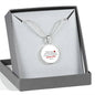 Guard Your Heart Proverbs 4:23 Circle Necklace Stainless Steel or 18k Gold 18-22"-Express Your Love Gifts