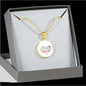 Guard Your Heart Proverbs 4:23 Circle Necklace Stainless Steel or 18k Gold 18-22"-Express Your Love Gifts