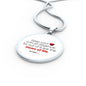 Guard Your Heart Proverbs 4:23 Circle Necklace Stainless Steel or 18k Gold 18-22"-Express Your Love Gifts