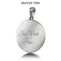 Guard Your Heart Proverbs 4:23 Circle Necklace Stainless Steel or 18k Gold 18-22"-Express Your Love Gifts